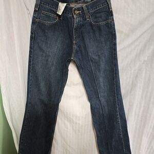 Carhartt Dark Blue Straight Leg Jeans